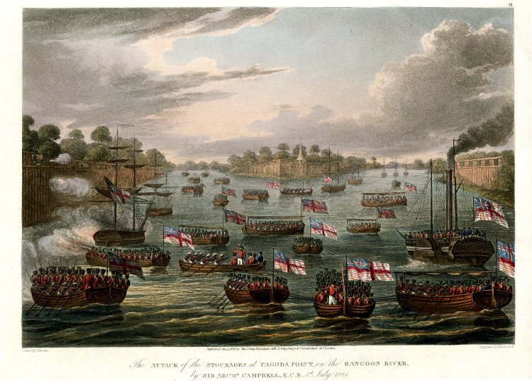 Anglo-Burmese War. Myanmar